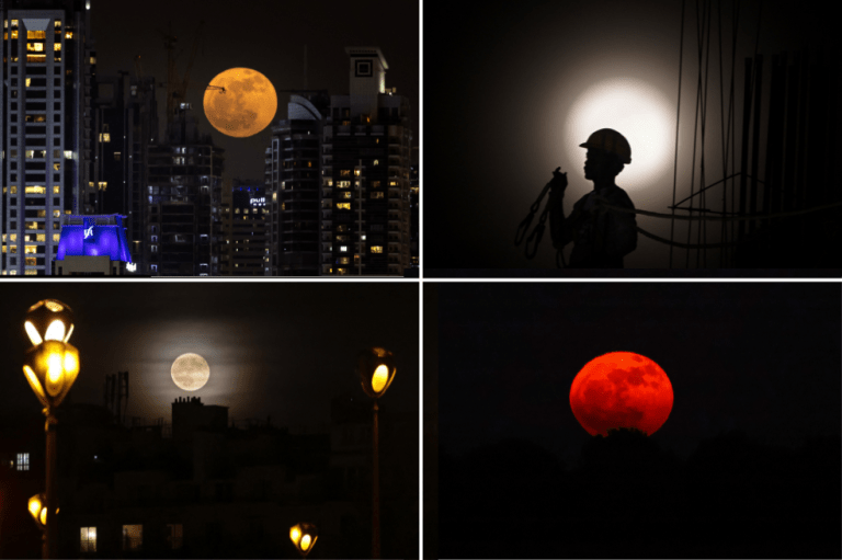 Así se vio la ‘Luna de Fresa’ en diferentes partes del mundo