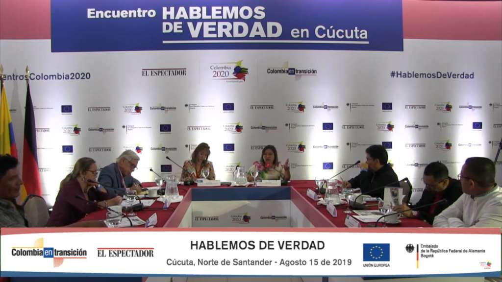 Imagen del encuentro Hablemos de Verdad en Cúcuta.