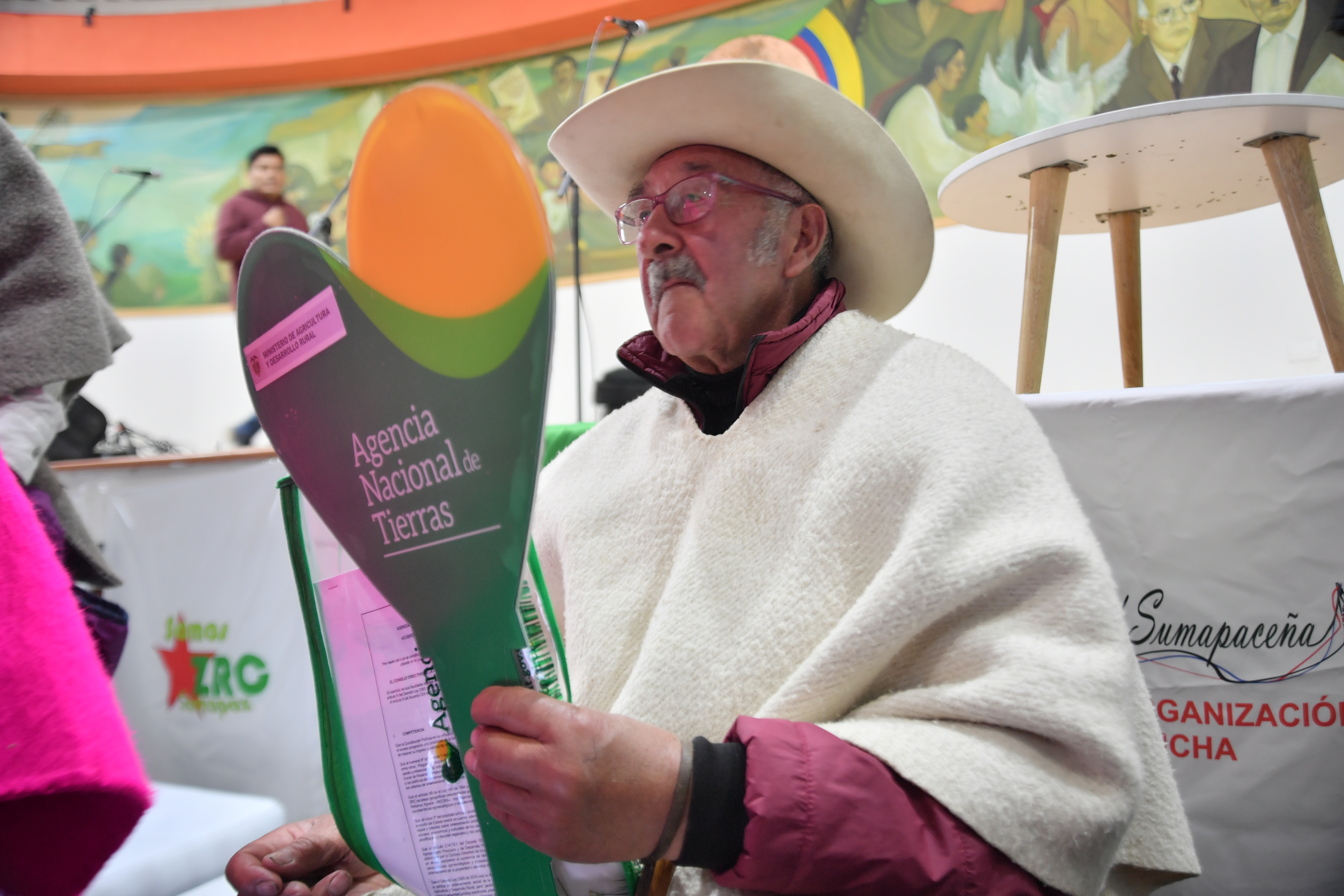 Primera Zona de Reserva Campesina "ZRC" del país en recibir el acta de constitución por parte de la Agencia Nacional de Tierras y el Ministerio de Agricultura y Desarrollo Rural; Entrega de títulos a los campesinos.