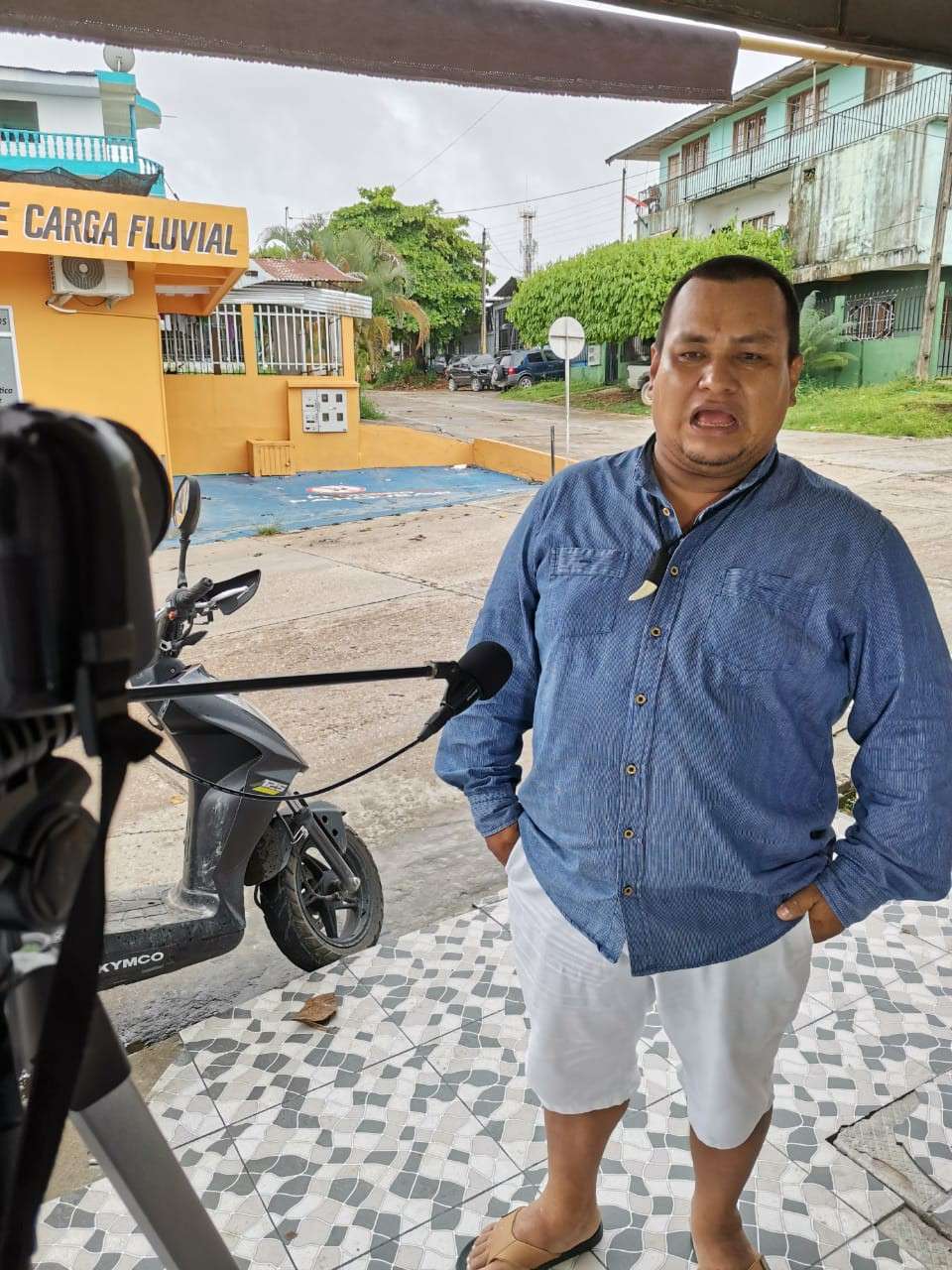 El diputado Camilo Suárez en una de las últimas entrevistas que ofreció para hablar sobre riesgos de la pandemia en la región.