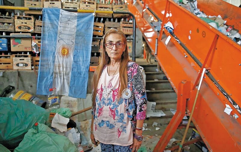 Cristina Lescano lidera la cooperativa El Ceibo, en Buenos Aires, Argentina. Fue invitada por la Cámara de Comercio de Bogotá al foro Ágora Bogotá. / Cortesía CCB