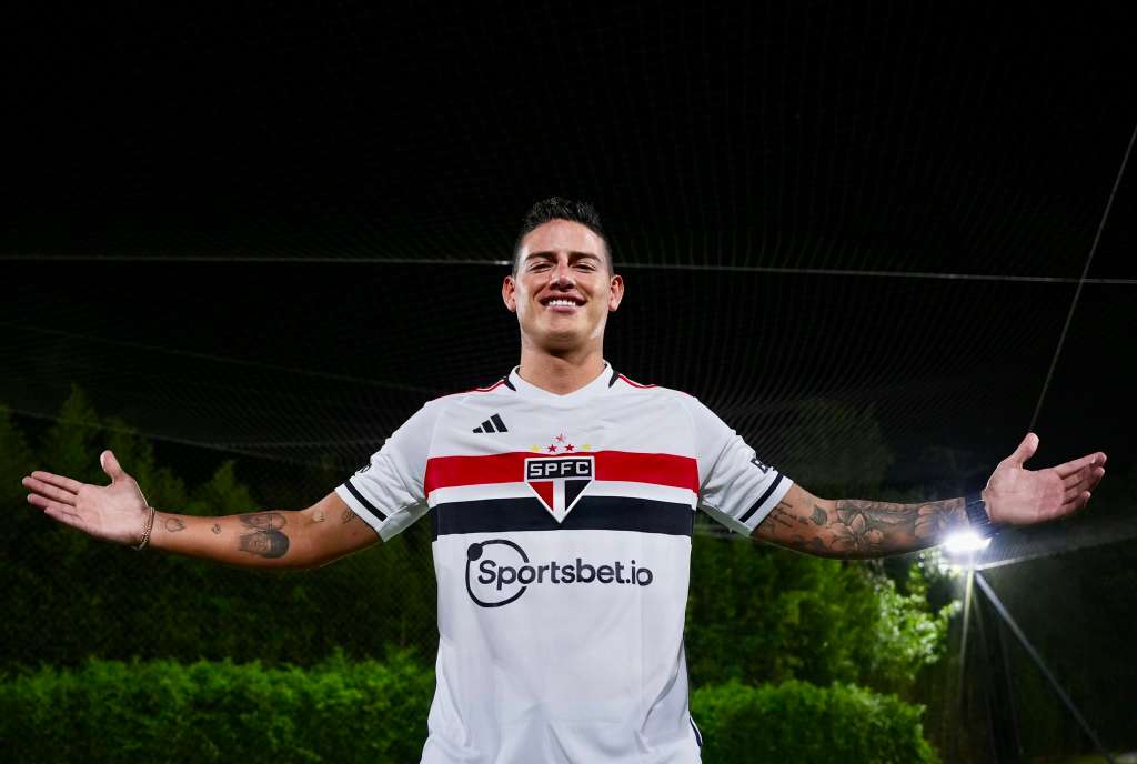 James Rodríguez, nuevo jugador de São Paulo de Brasil