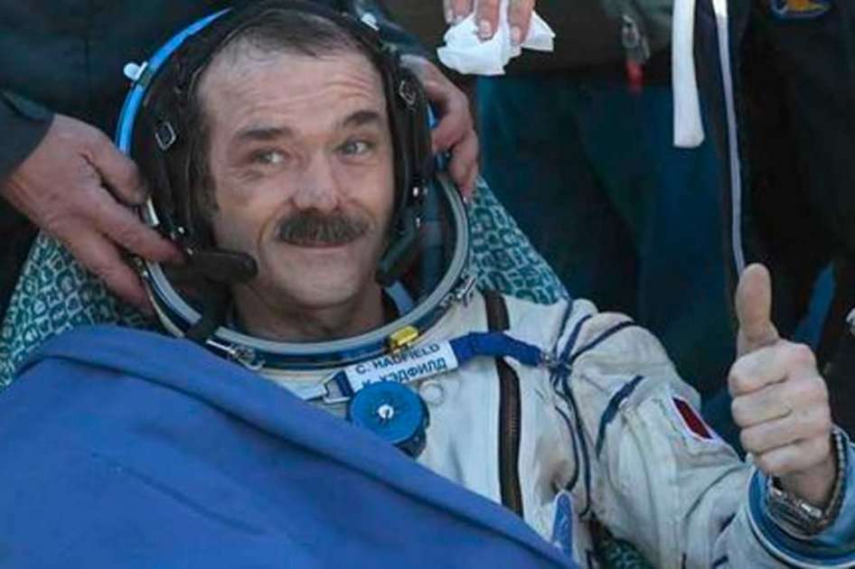 El astronauta canadiense Chris Hadfield.