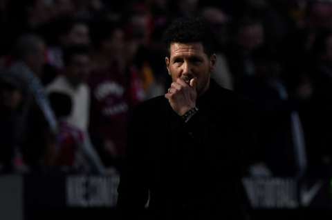 Diego Simeone y la tarea de eliminar al Liverpool de Klopp