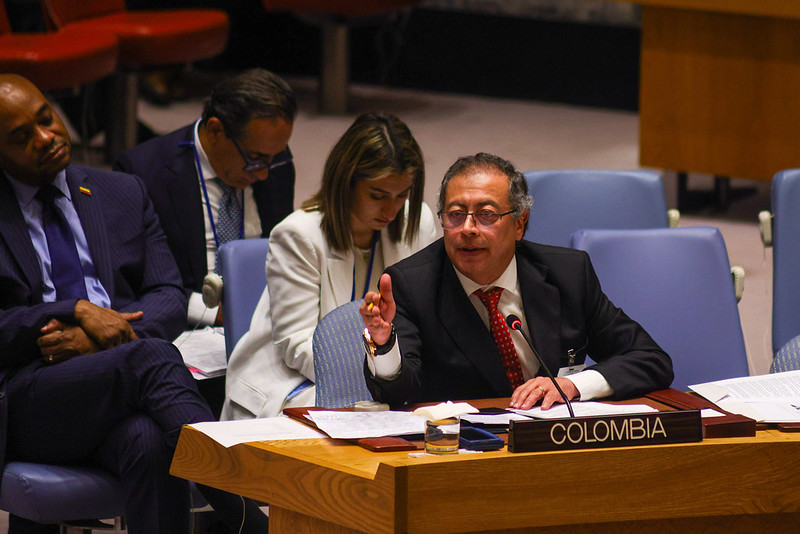 El presidente Petro tuvo dos intervenciones en la sesión del Consejo y fue acompañado por varios miembros de su Gobierno.