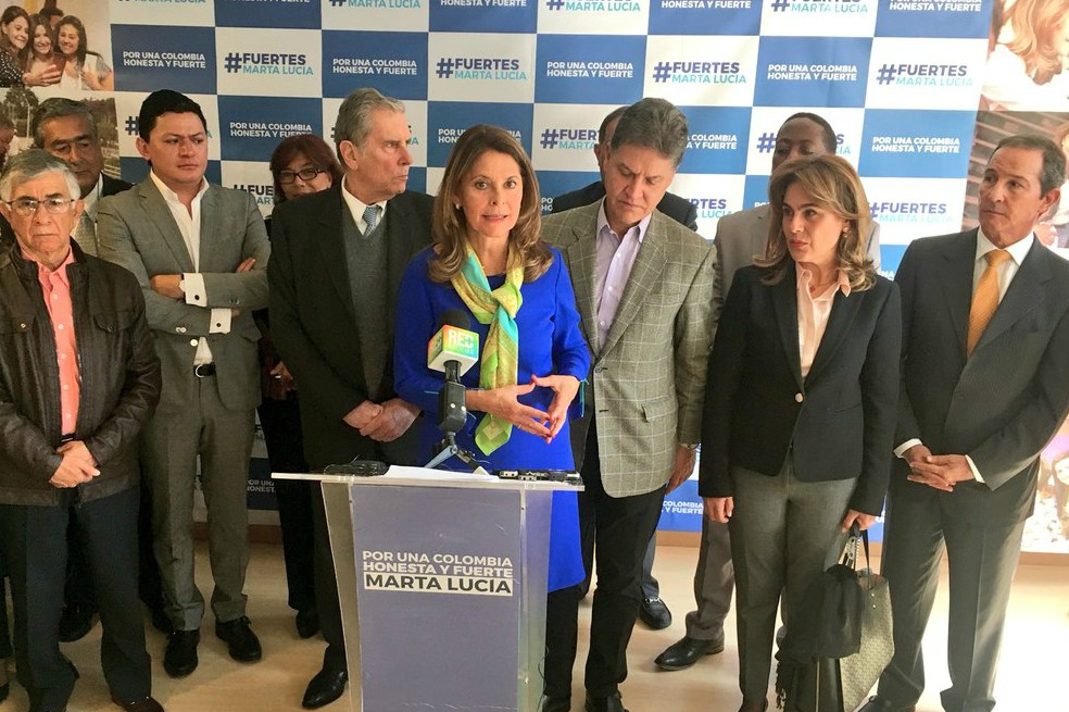 La candidata presidencial accedió a una consulta interpartidista en marzo, pero con condiciones concretas para participar. / Prensa Marta Lucía Ramírez