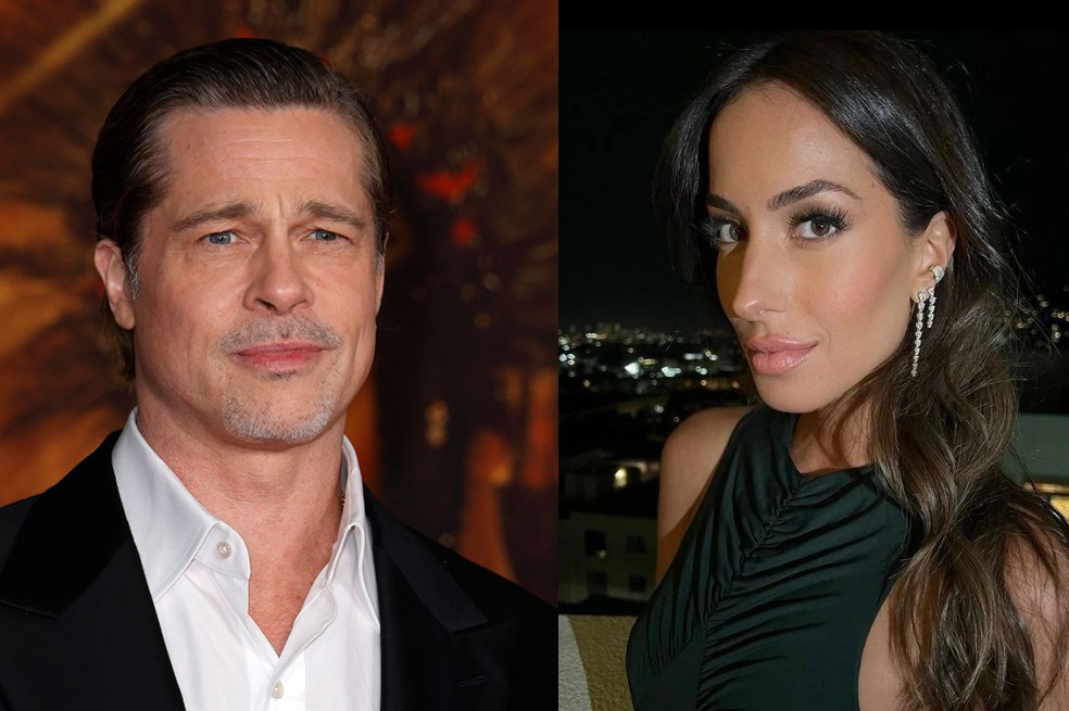 Brad Pitt con Inés de Ramón