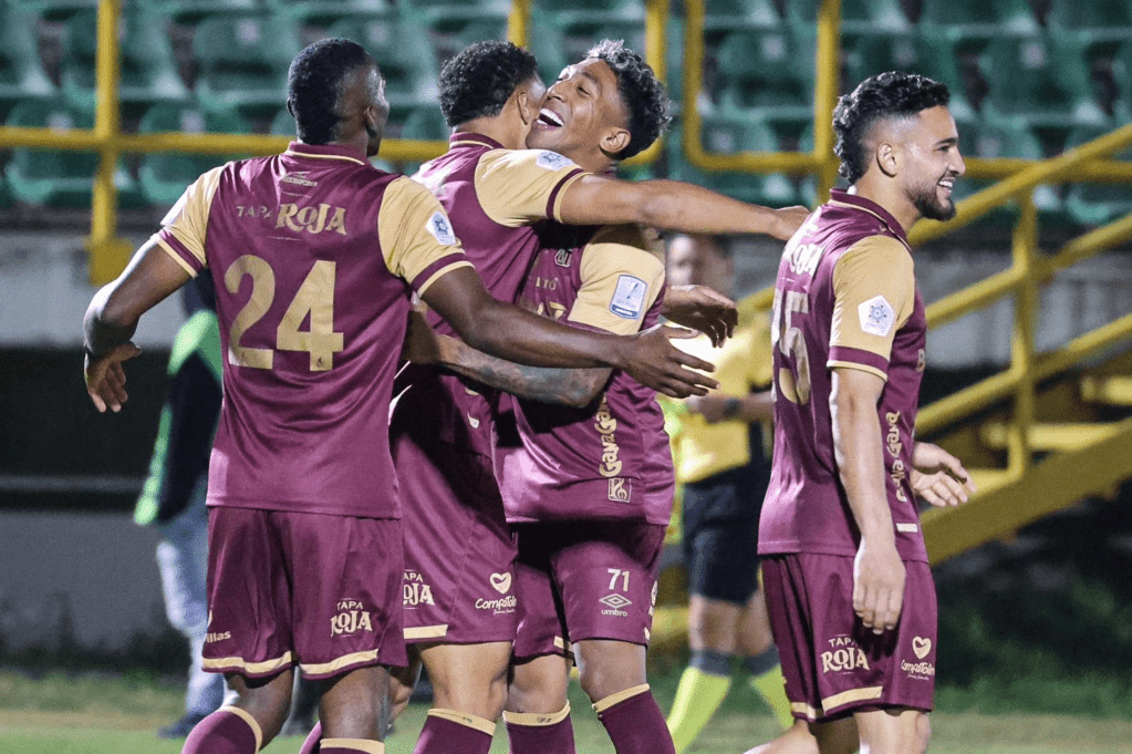 Deportes Tolima, tras su victoria contra Boyacá Chicó.