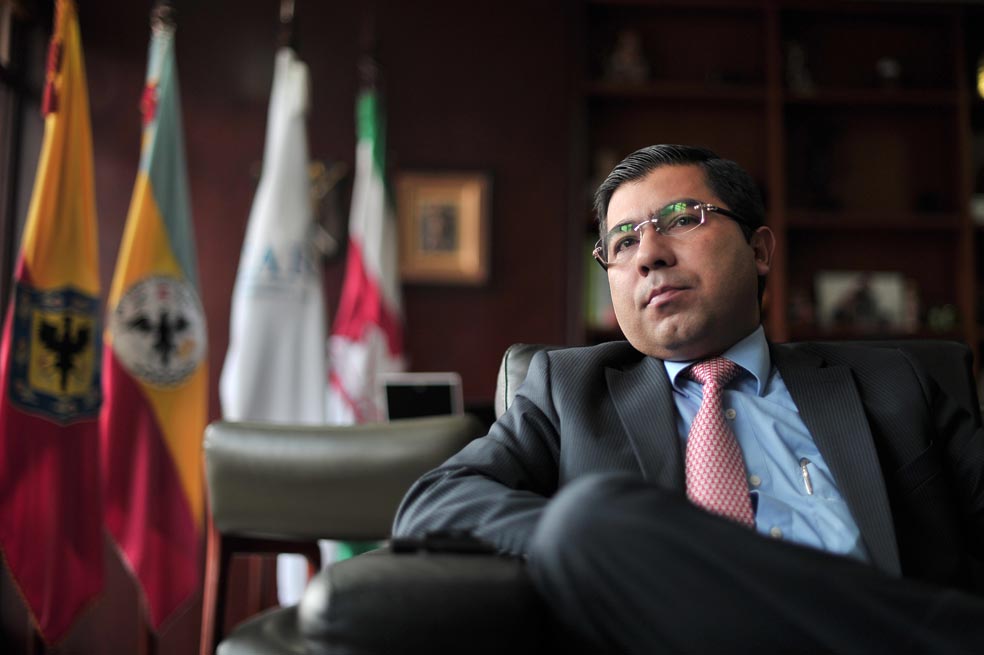 Alfred Ballesteros, director de la CAR desde julio de 2012, quiere poner en cintura a los curtidores. / Andrés Torres