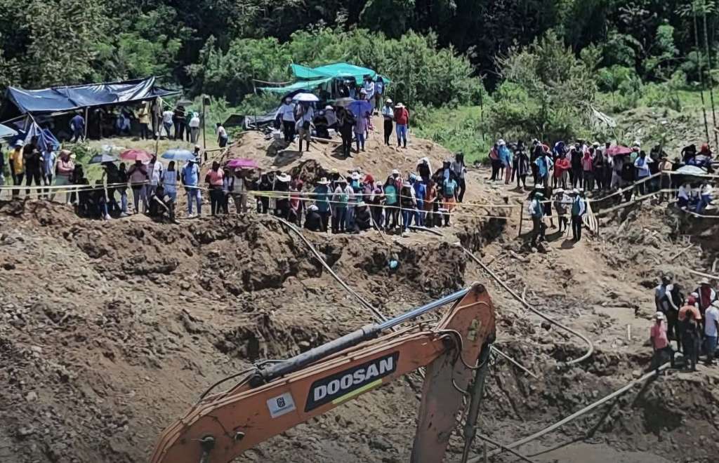 Mineros atrapados en Santander de Quilichao