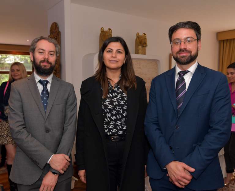 Federico Romero, Romy Romero y Alexandre Manhaes