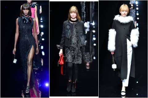 Armani apuesta por la elegancia y comodidad en blanco y el negro