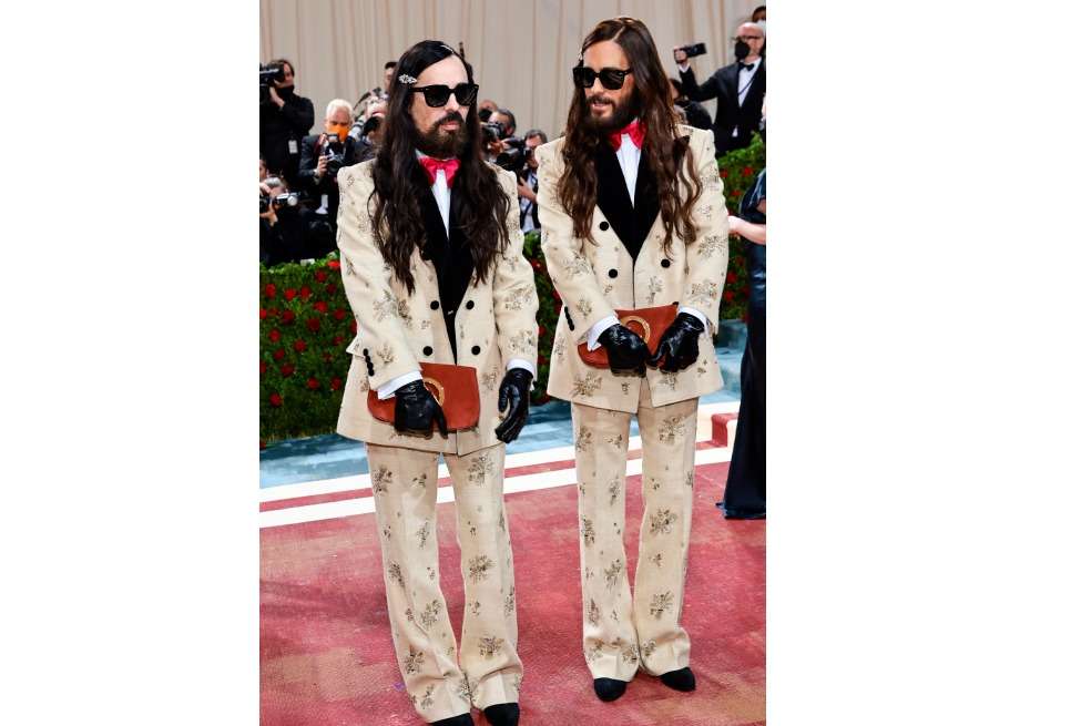 Alessandro Michele y Jared Leto en la Met Gala 2022