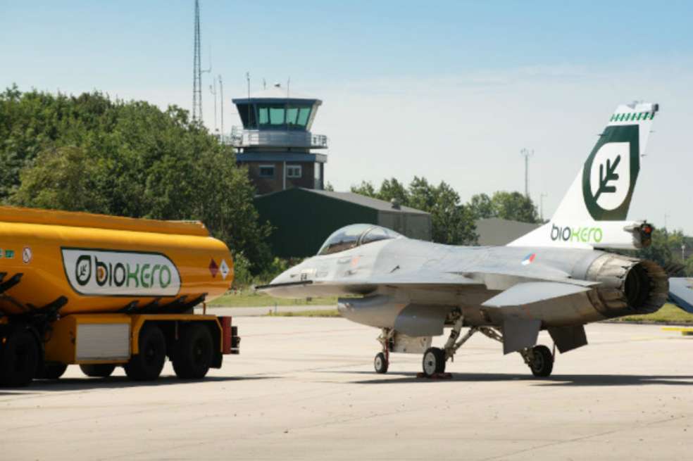 Este es un avión F-16 durante las pruebas a mediados de 2018. / Ministerie van Defensie