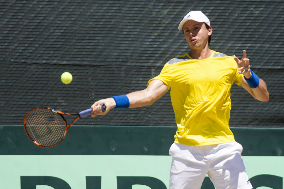 Alejandro González será la raqueta número dos del equipo colombiano en Copa Davis. / AFP
