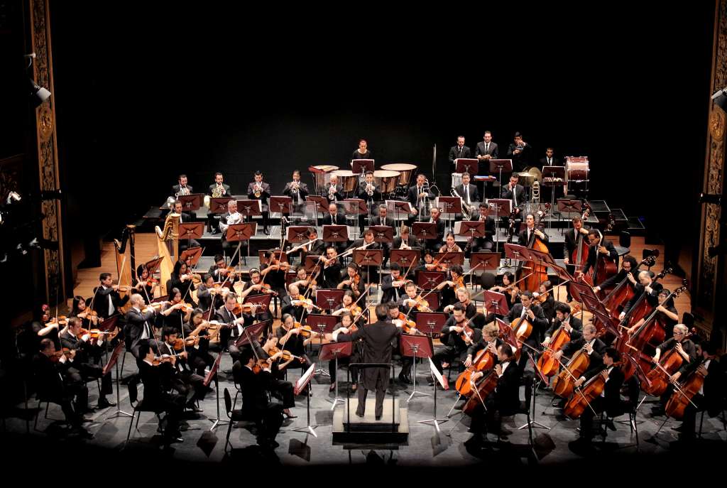 La orquesta Sinfónica Nacional durante una de sus presentaciones. / Andrés Gómez