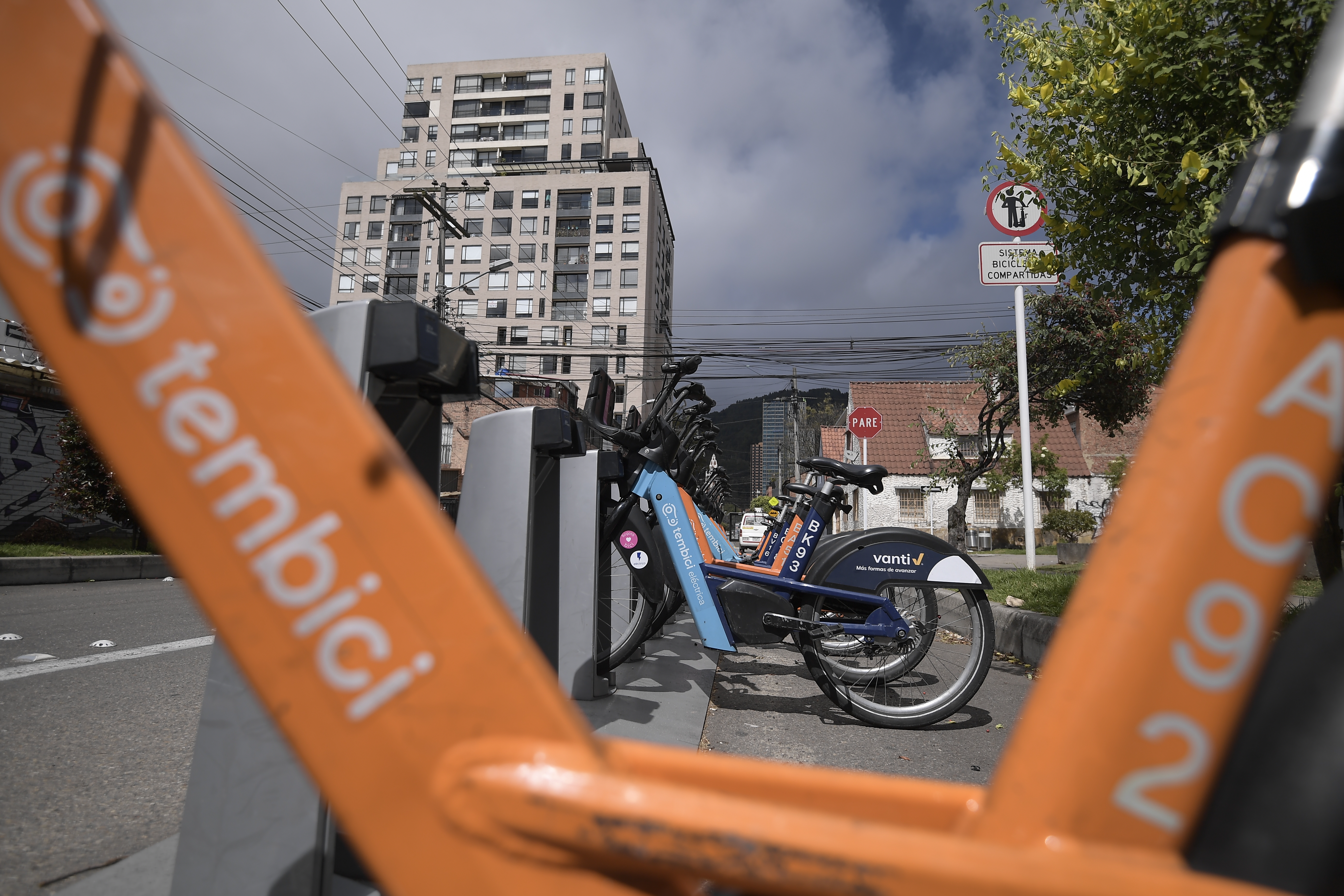 Sistema de bicicletas compartidas en Bogotá.