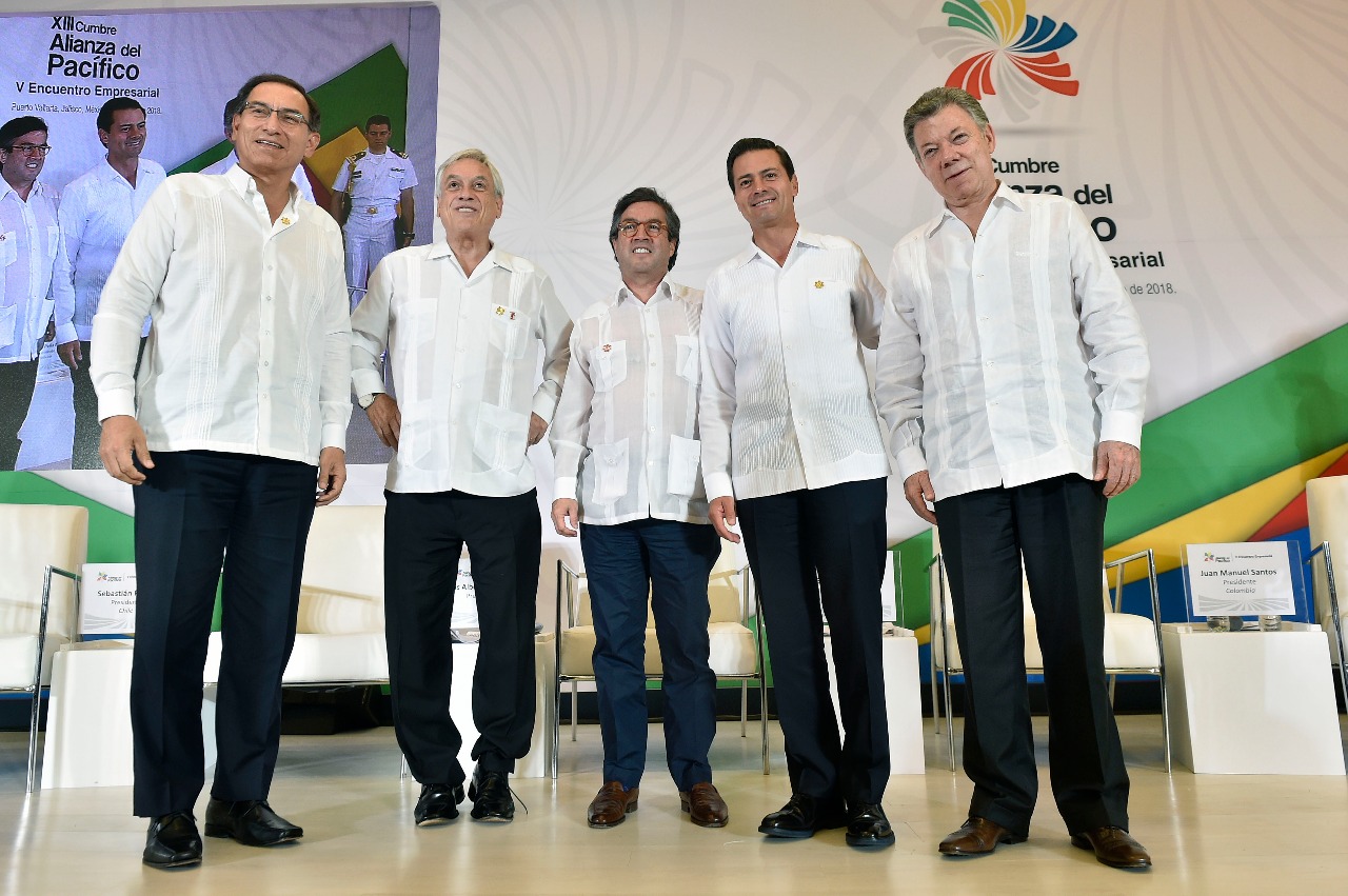 Santos lideró este lunes en México la XIII Cumbre de la Alianza del Pacífico. / SIG