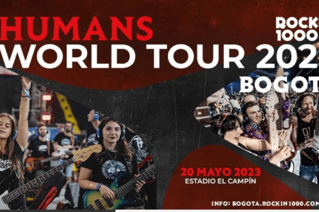 En 2023 se llevarán a cabo tres Rockin 1000. El primero fue Ciudad de México, México (22 de abril); seguido por Bogotá, (20 de mayo) y acabará en Madrid (3 de junio).
