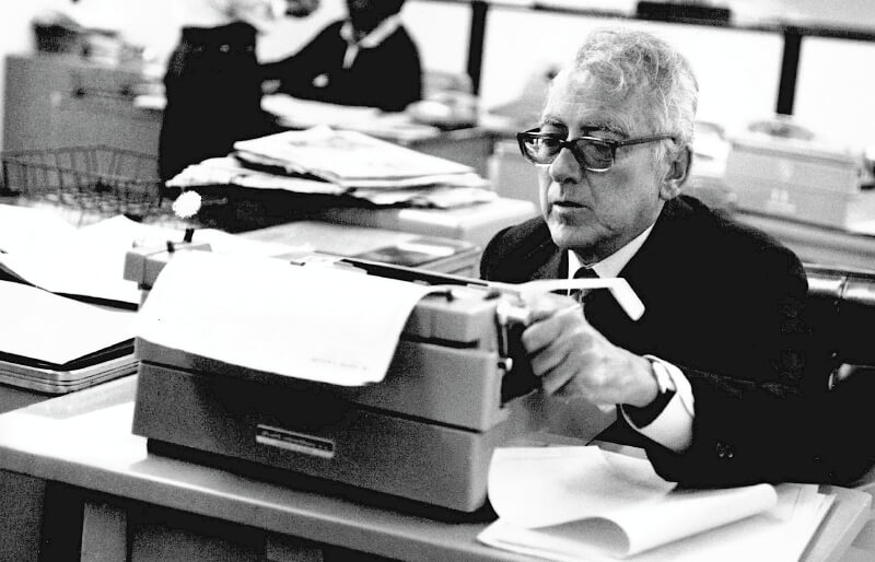 Guillermo Cano, director de este diario, fue asesinado el 17 de diciembre de 1986. / Archivo El Espectador.