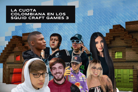 Los colombianos en Squid Craft Games 3