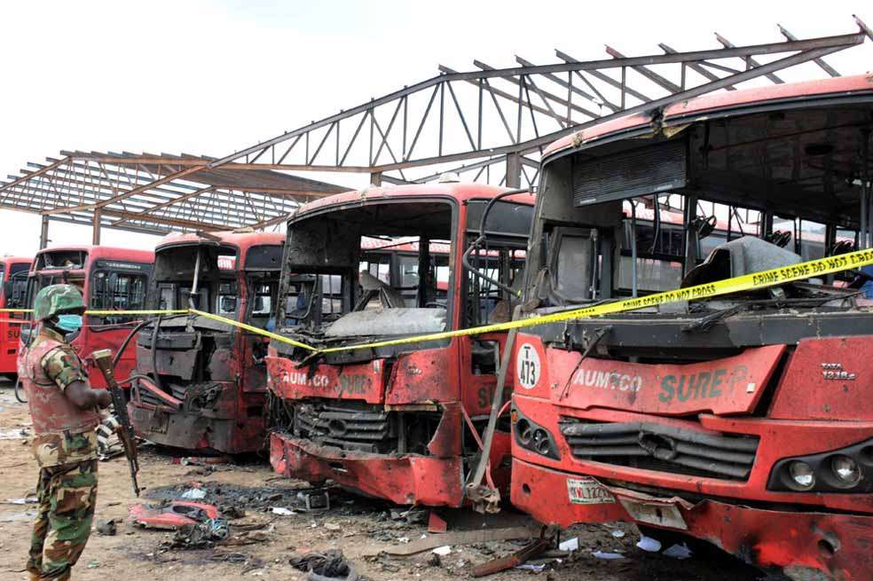 El ataque con bombas dejó más de 70 muertos en la ciudad de Abuya. / AFP