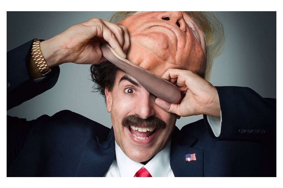 Borat es el personaje ficticio creado por SachaBaron Cohen, en el que muestra las aventuras que pasa en Estados Unidos y Reino Unido.