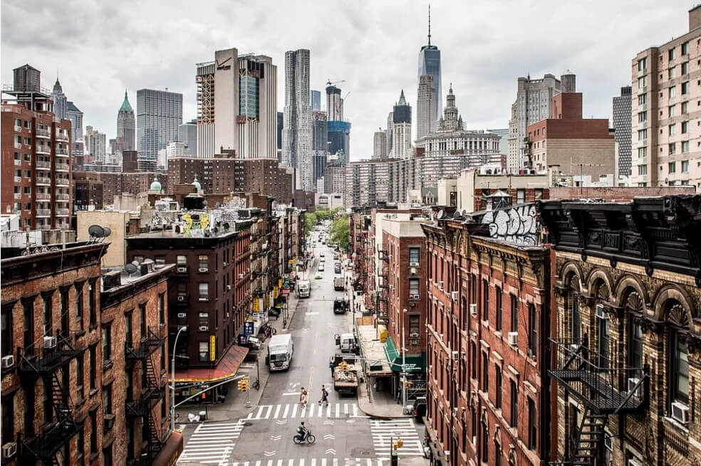 Nueva York desolada, en todo el sentido del término.  / Cortesía