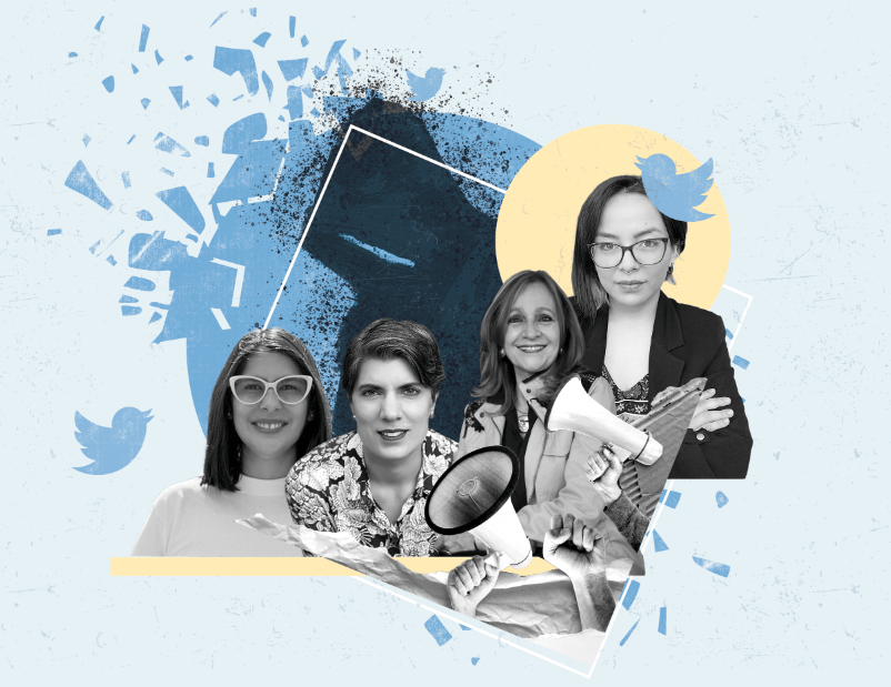 Ángela María Robledo, Mónica Godoy, Juana Afanador, Jennifer Pedraza, María Antonia García de la Torre y Sara Tufano son las denunciantes.