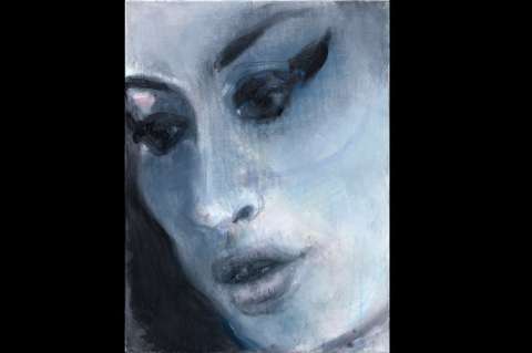 Amy Winehouse en óleo