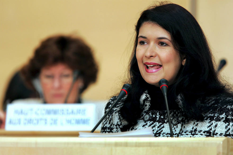 Antes de ser ministra de la Juventud, María del Pilar Hernández se desempeñó como vicecanciller de Venezuela. / EFE