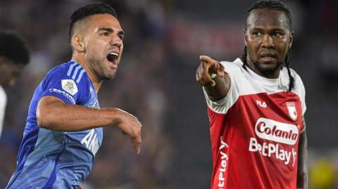 Falcao y Rodallega, los goleadores que tienen ilusionada a toda Bogotá