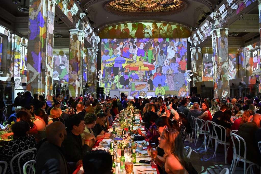 Como parte de su campaña Let's Do Dinner, Stella Artois fue anfitrión de esta exclusiva cena.