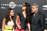 George Clooney presenta en Hollywood a la sobrina de su esposa