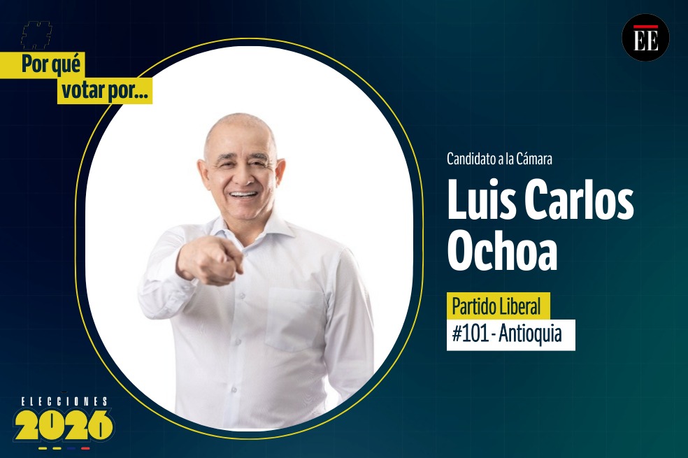 Luis Carlos Ochoa, candidato a la Cámara.