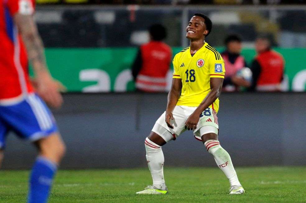 Jhon Arias, en las eliminatorias al Mundial de 2026.