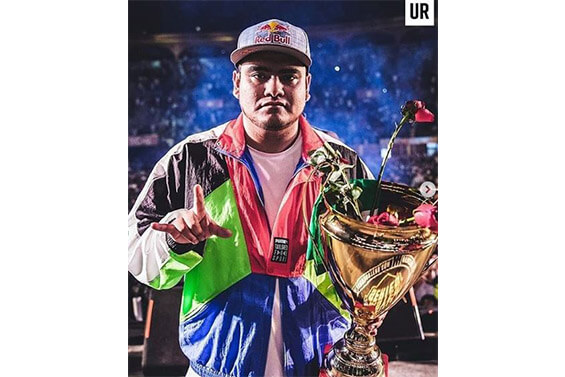 Mauricio Hernández (Aczino) se coronó campeón de la Gran Final de Freestyle Master Series (FMS) en la Plaza de Toros de Acho en Lima (Perú). / Cortesía