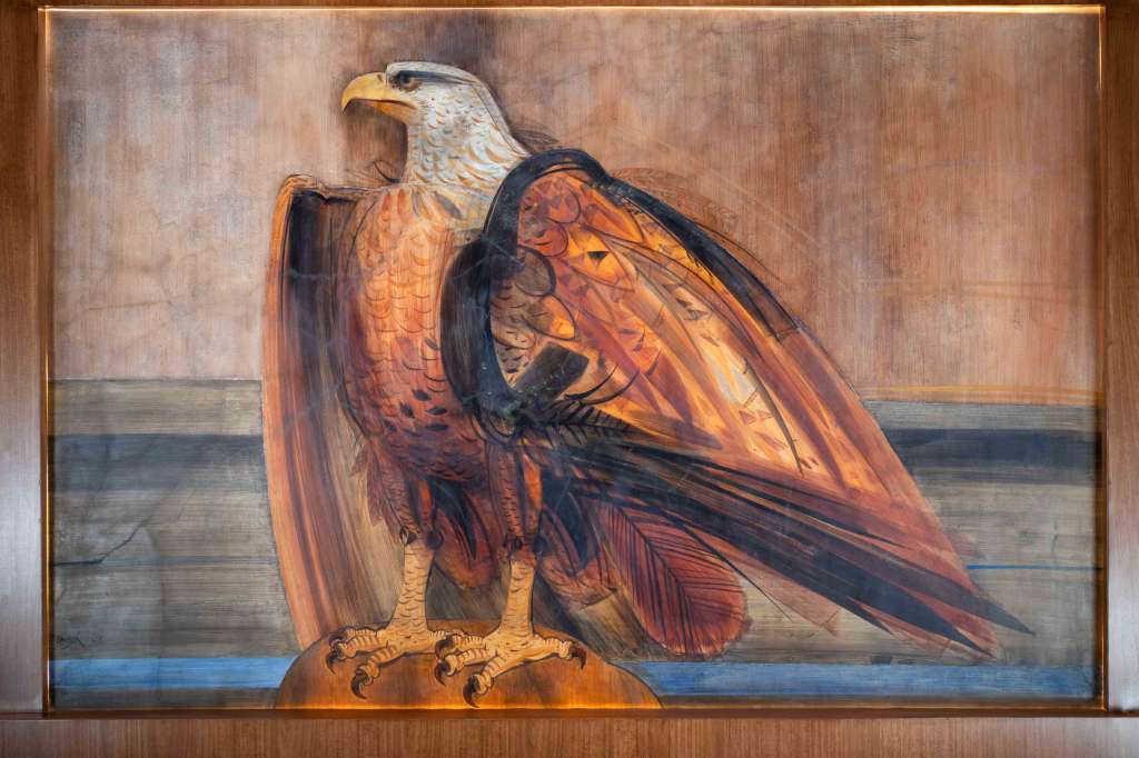 Obra "Águila", de Alejandro Obregón.