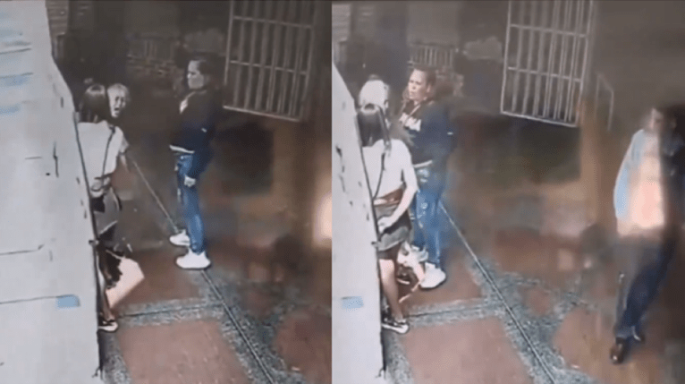 Capturaron a ladronas que robaron a mujer bajo la mirada de celador en Bucaramanga