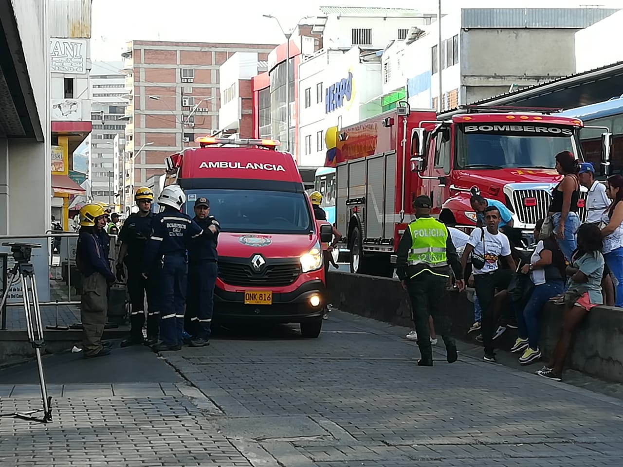 Cortesía: Bomberos Cali.