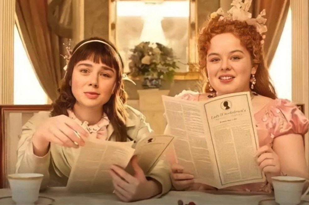Eloise y Penélope en Los Bridgerton.