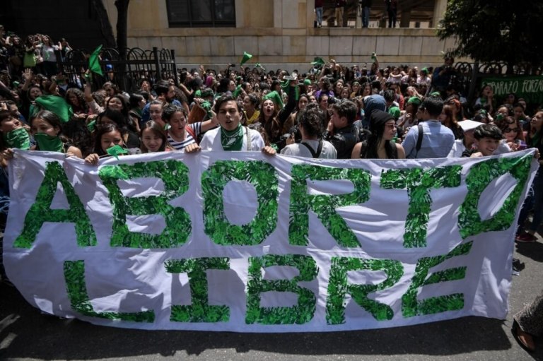En fotos: expectativa por decisión del aborto en la Corte Constitucional