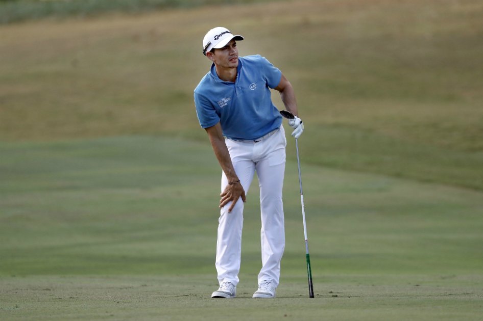 Camilo Villegas, golfista colombiano, en el Sanderson Farms Championship. / AFP
