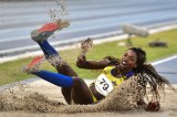 Caterine Ibargüen, oro y récord Centroamericano en Barranquilla