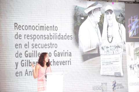 ExFarc pidieron perdón por crímenes de Guillermo Gaviria y Gilberto Echeverri