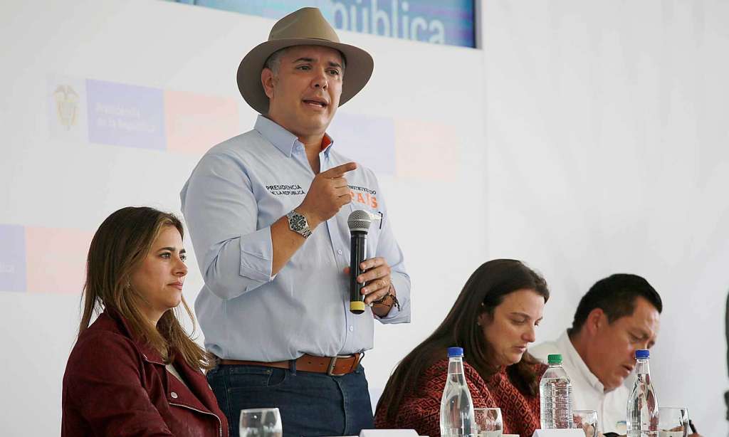 El presidente Duque asistió al taller número 23 de Construyendo País en Aquitania, Boyacá.  / Presidencia de la República