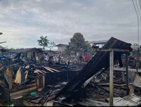Incendio en Vigía del Fuerte, Antioquia, consumió siete viviendas