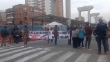 Comerciantes de Marly protestaron por afectaciones económicas a causa de las obras del Metro