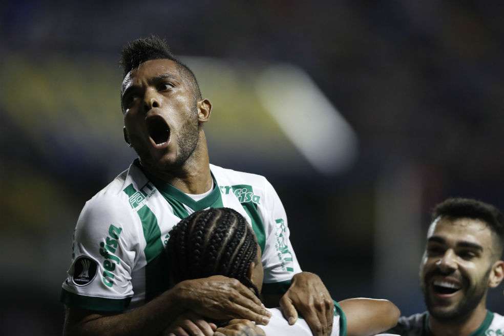 Miguel Ángel Borja anotó el tercer gol de Palmeiras contra Alianza Lima. / EFE