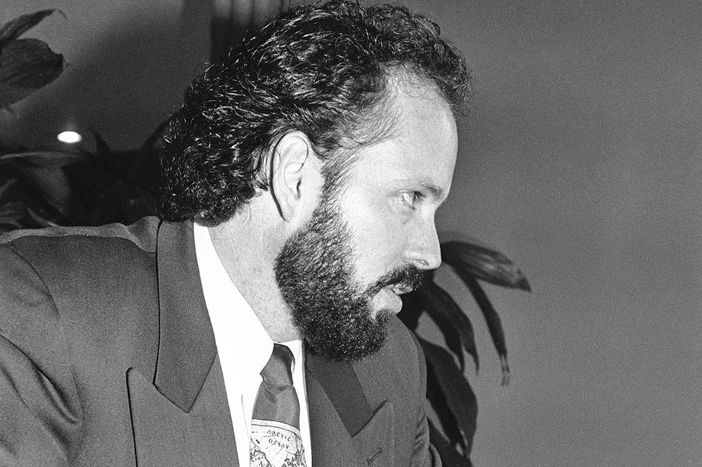 Thompson en 1994, cuando vino a Colombia contratado por el Estado. / Archivo